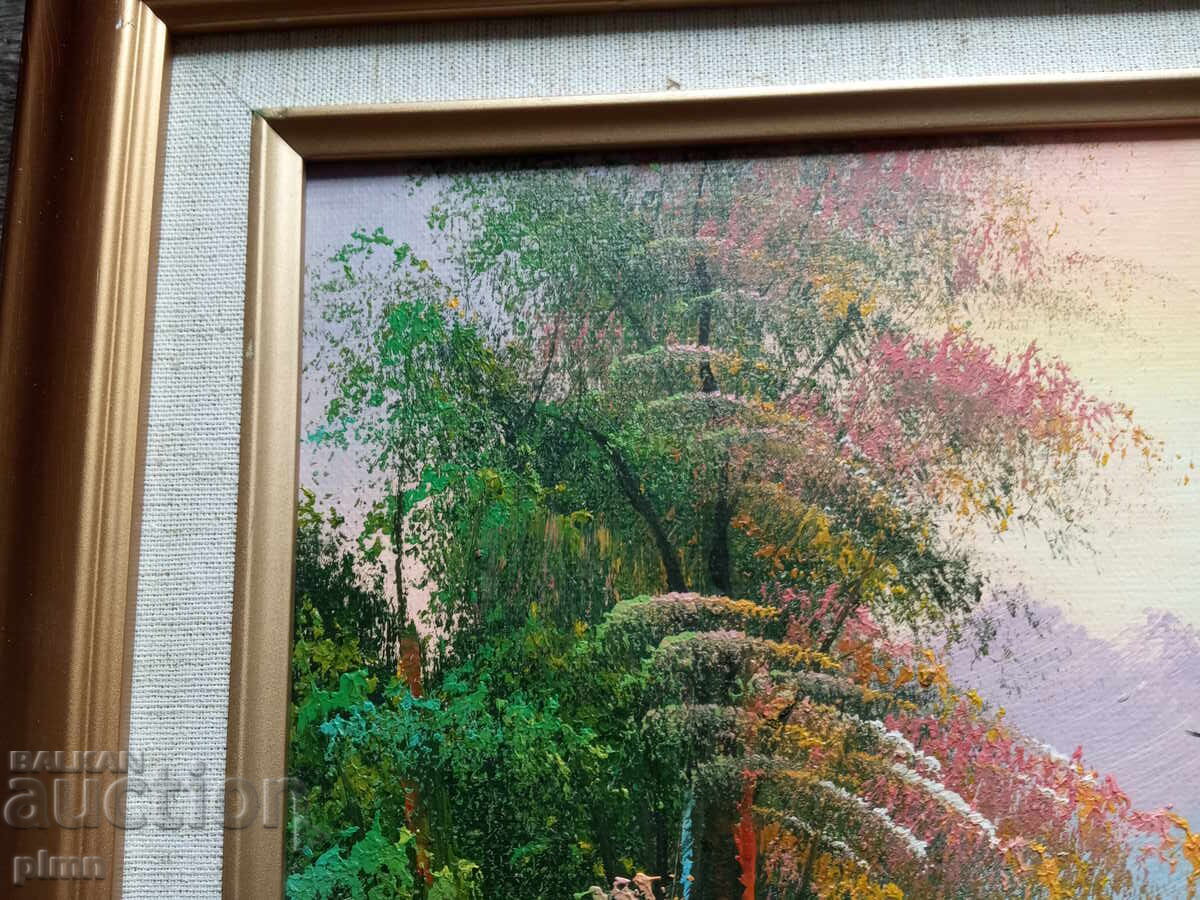 Licitație Pictură în ulei pe pânză