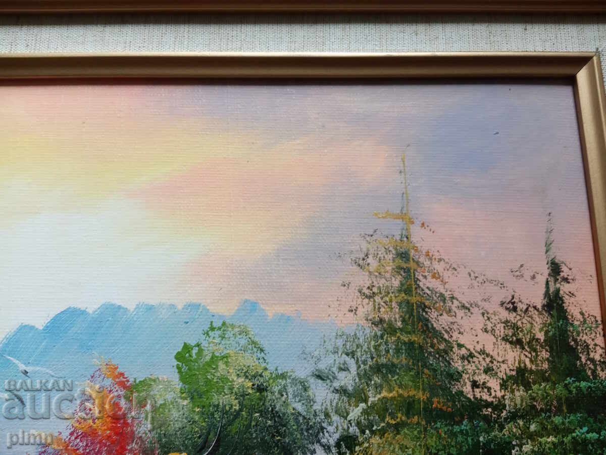 Livrarea Pictură în ulei pe pânză