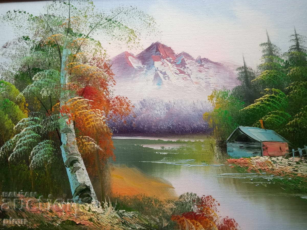 Картина масло на платно с цена € 15.00 | 29.34 лв. Картина масло на платно с цена € 15.00 | 29.34 лв.