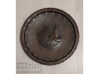 Пано медно за ценители 35см