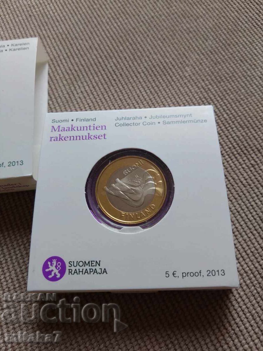 5 евро 2013 година, Финландия с цена € 12.00 | 23.47 лв.