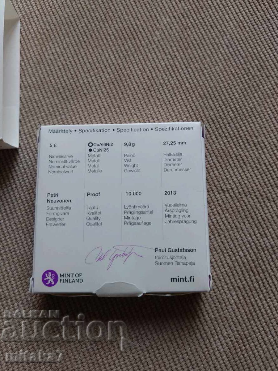 Аукцион 5 евро 2013 година, Финландия