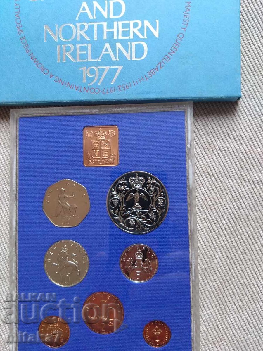 Сет монети 1977 година, Великобритания с цена € 14.00 | 27.38 лв. Сет монети 1977 година, Великобритания с цена € 14.00 | 27.38 лв.