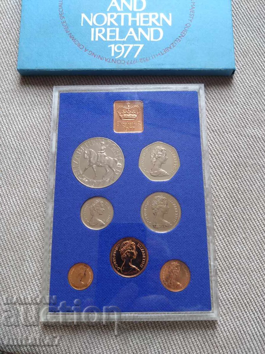 Сет монети 1977 година, Великобритания - 5 Сет монети 1977 година, Великобритания - 5