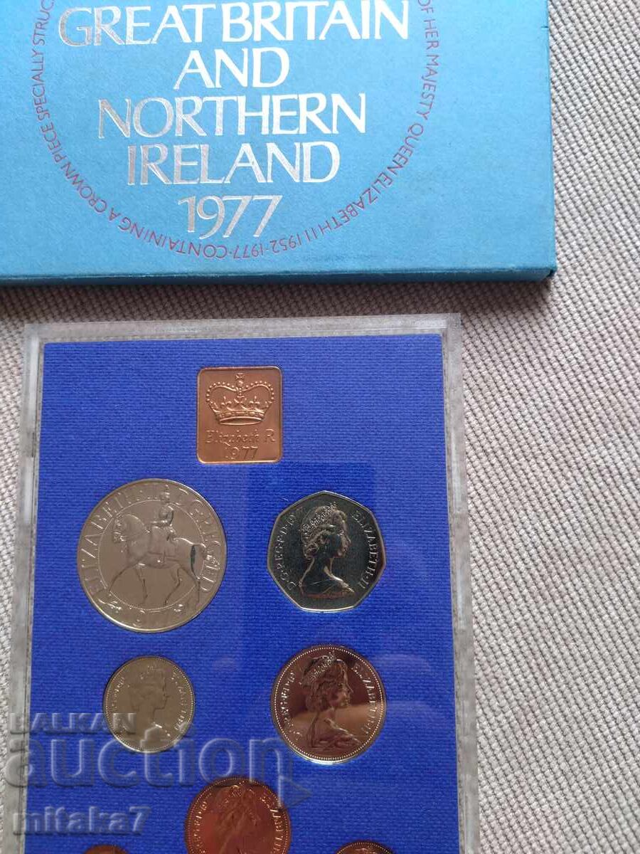 Сет монети 1977 година, Великобритания - 7 Сет монети 1977 година, Великобритания - 7