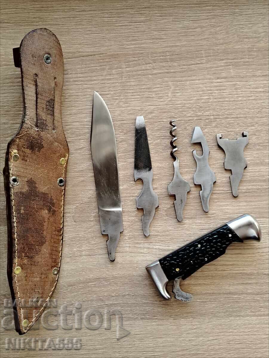 Аукцион Многофункционален ловен нож на П.Денев-Габрово