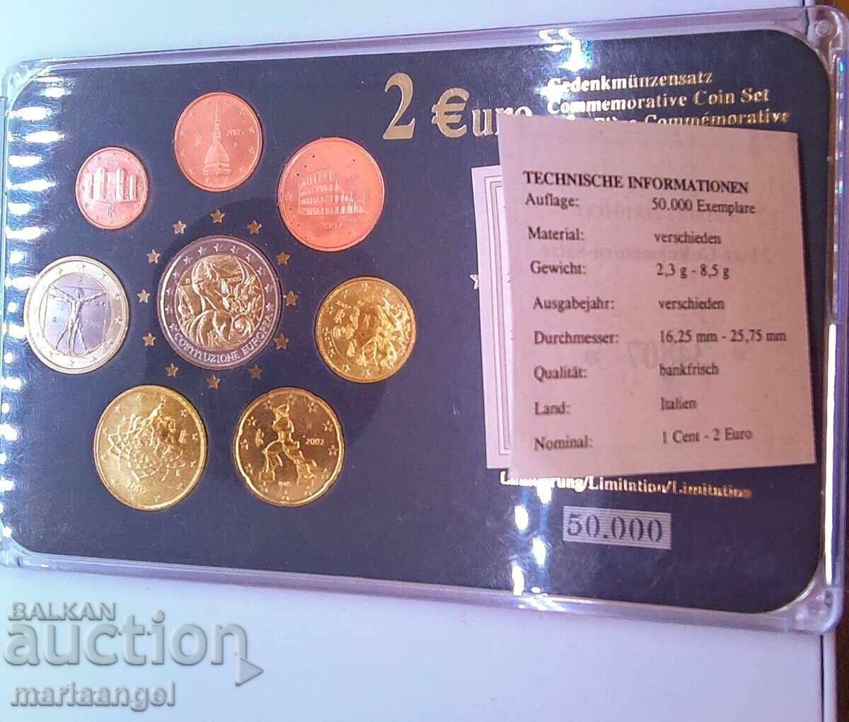 Set Euro Italy Certificate 2 euro - 2005 with price € 10.00 | 19.56 BGN
