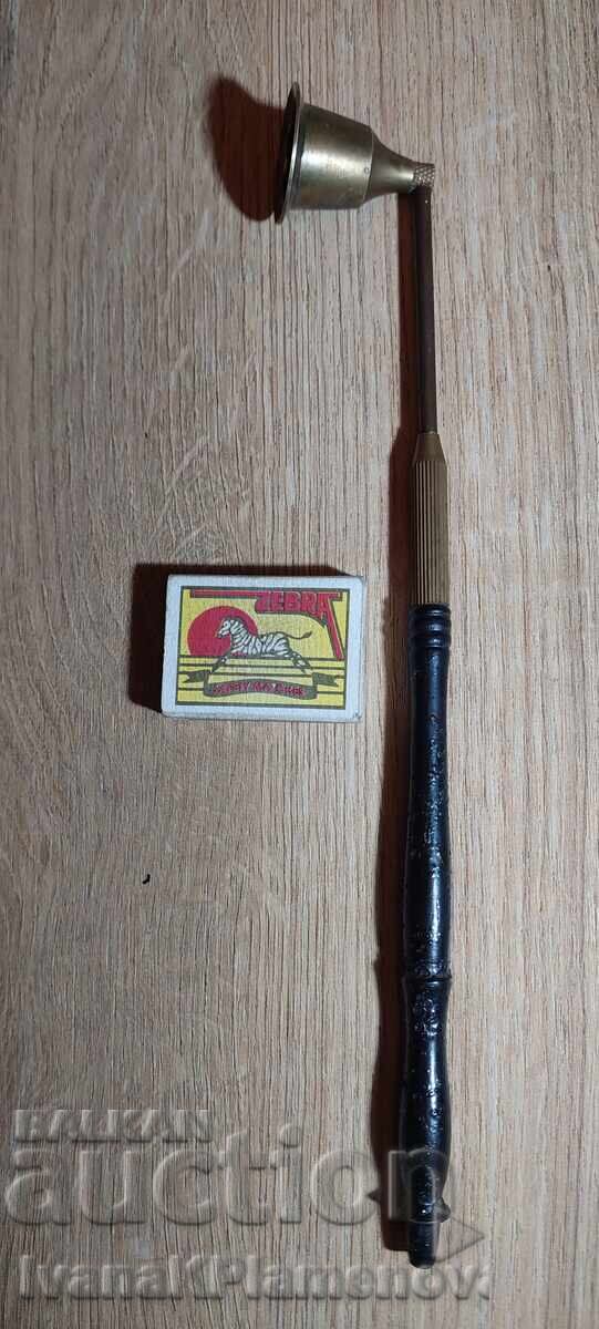 Гасител за свещи бронз ретро за ценители - 5 Гасител за свещи бронз ретро за ценители - 5