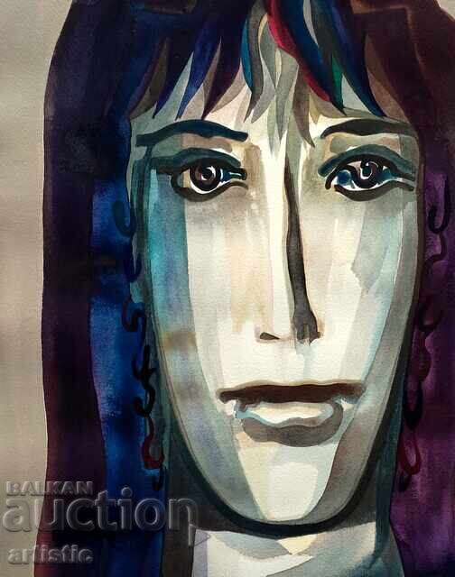 Delivery of Dechko Uzunov, pictorial portrait from the cycle "Bulgarian woman"