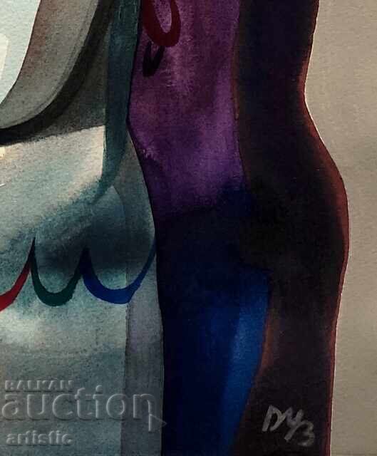 Dechko Uzunov, pictorial portrait from the cycle "Bulgarian woman" - 7