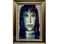 Dechko Uzunov, εικονογραφικό πορτρέτο από τον κύκλο "Bulgarian woman"