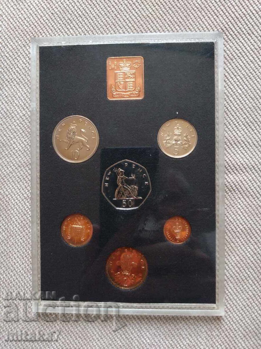 Сет монети 1971 година, Великобритания с цена € 13.00 | 25.43 лв.