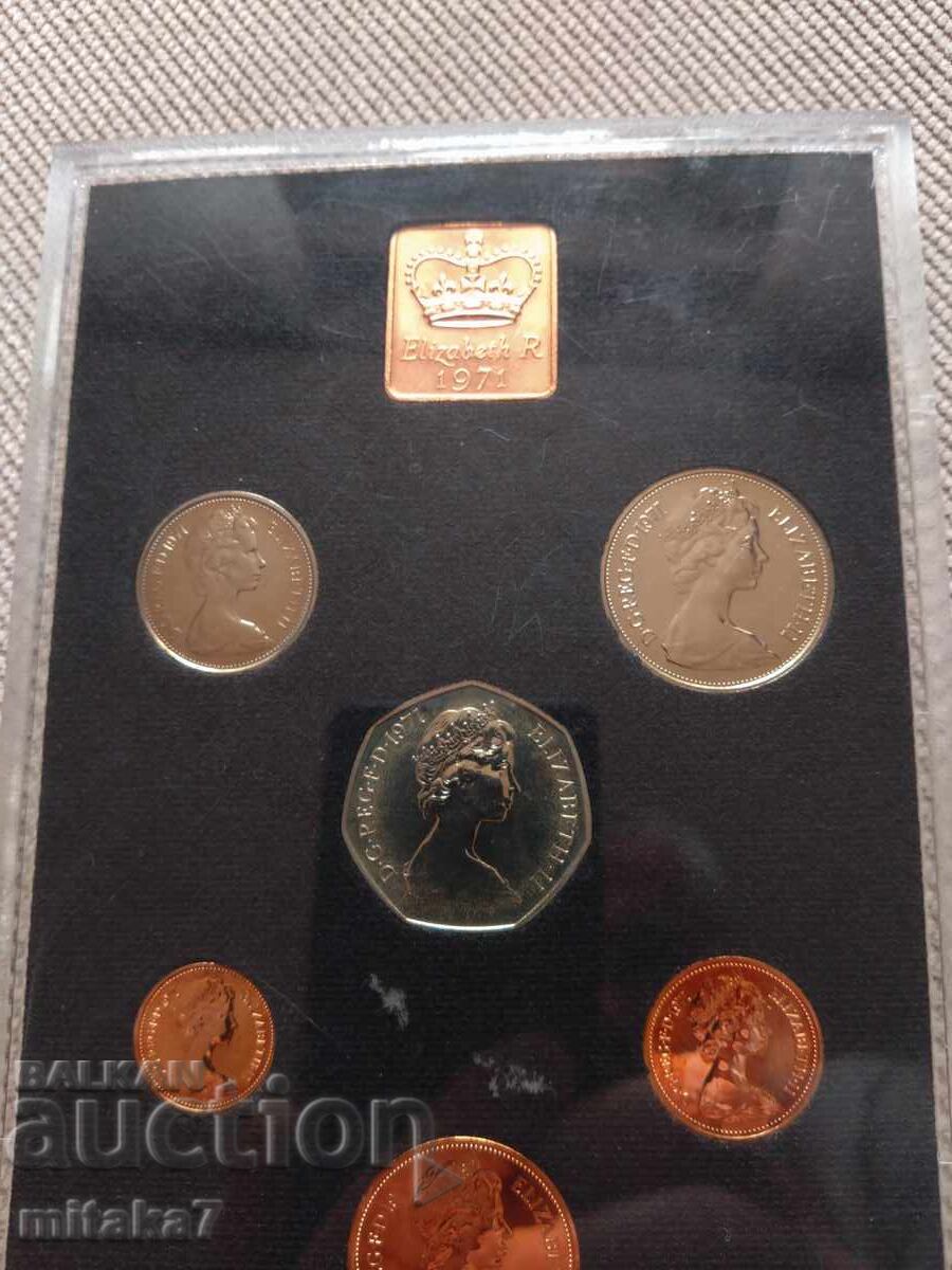 Set de monede din 1971, Marea Britanie - 5