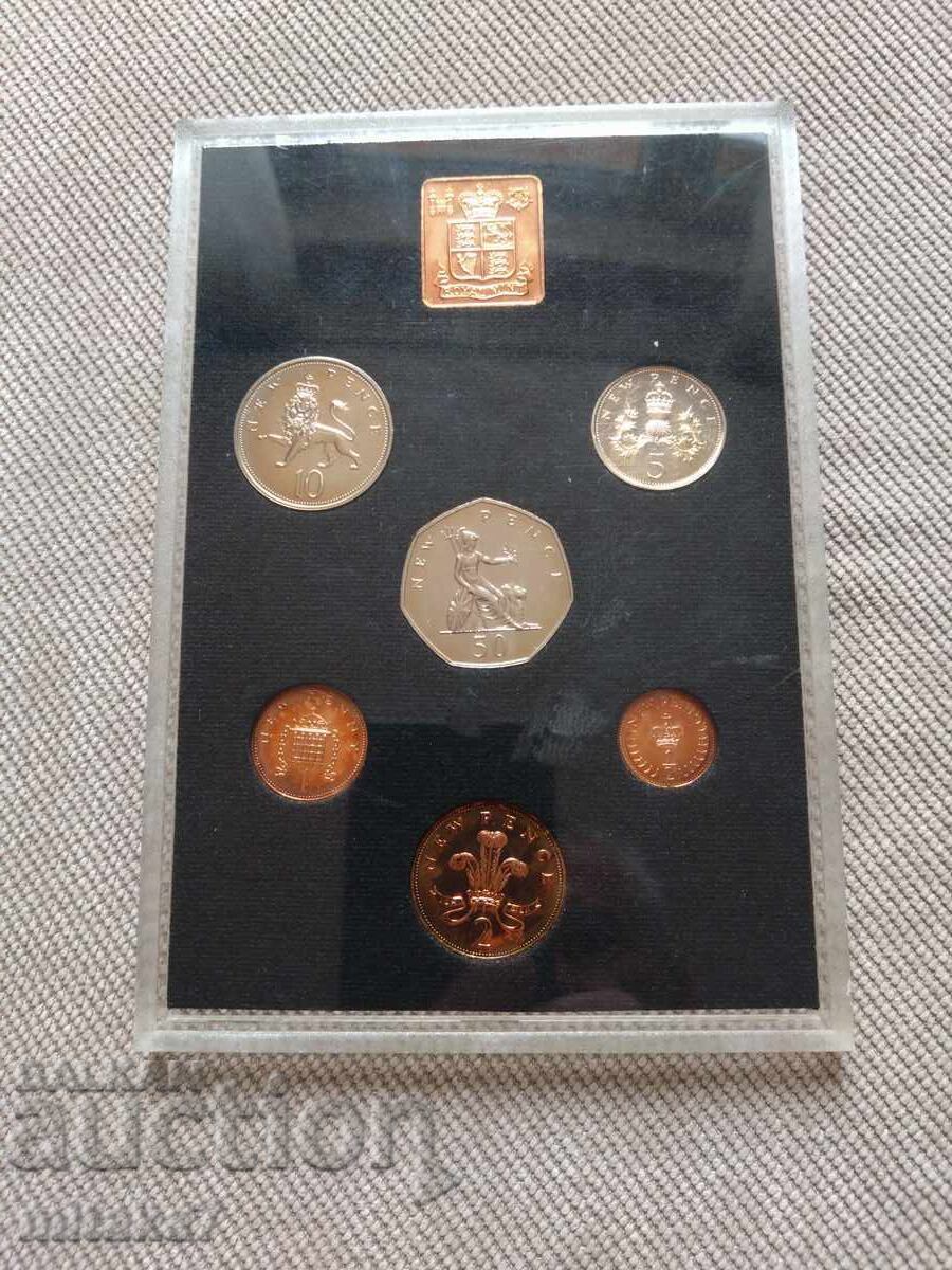 Сет монети 1971 година, Великобритания