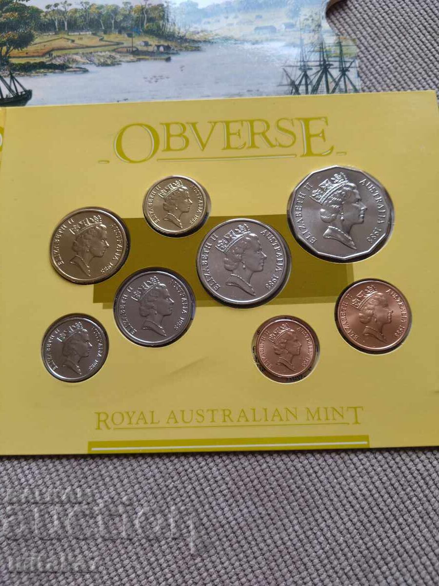 Аукцион Сет монети 1988 година, Австралия Аукцион Сет монети 1988 година, Австралия
