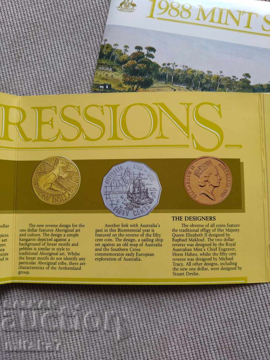 Сет монети 1988 година, Австралия - 7 Сет монети 1988 година, Австралия - 7