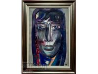 Dechko Uzunov, a painted portrait of "Rhodopsian Bride"