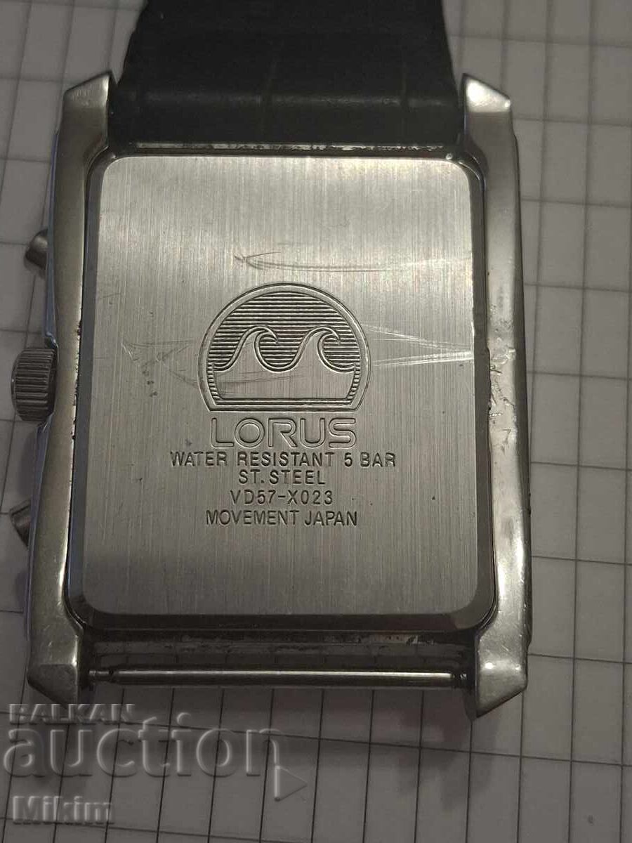 Ανδρικό ρολόι Lorus χρονογράφος με τιμή € 5.52 | 10.80 BGN Ανδρικό ρολόι Lorus χρονογράφος με τιμή € 5.52 | 10.80 BGN