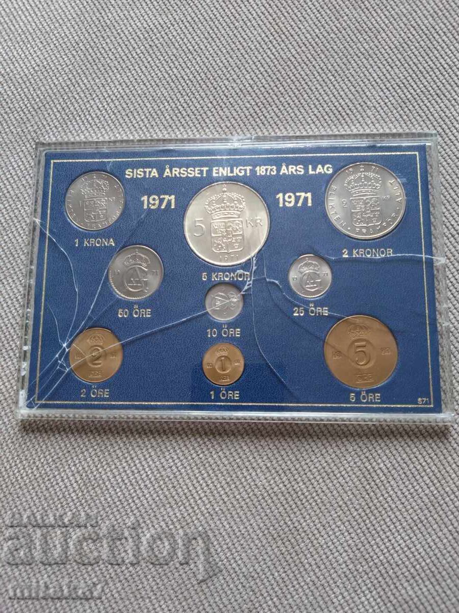 Сет монети 1971 година, Швеция Сет монети 1971 година, Швеция