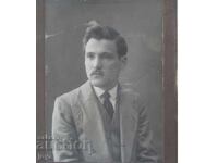 1916 g FOTOGRAFIE VECHE CARTON fotograf de curte CARASTOIANOV