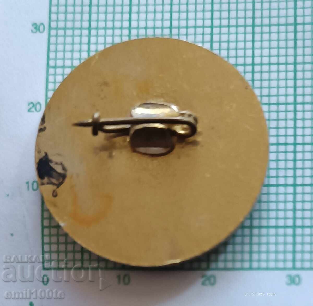 Badge - International Fencing Tournament Bulgarian Rose 1990 - 6