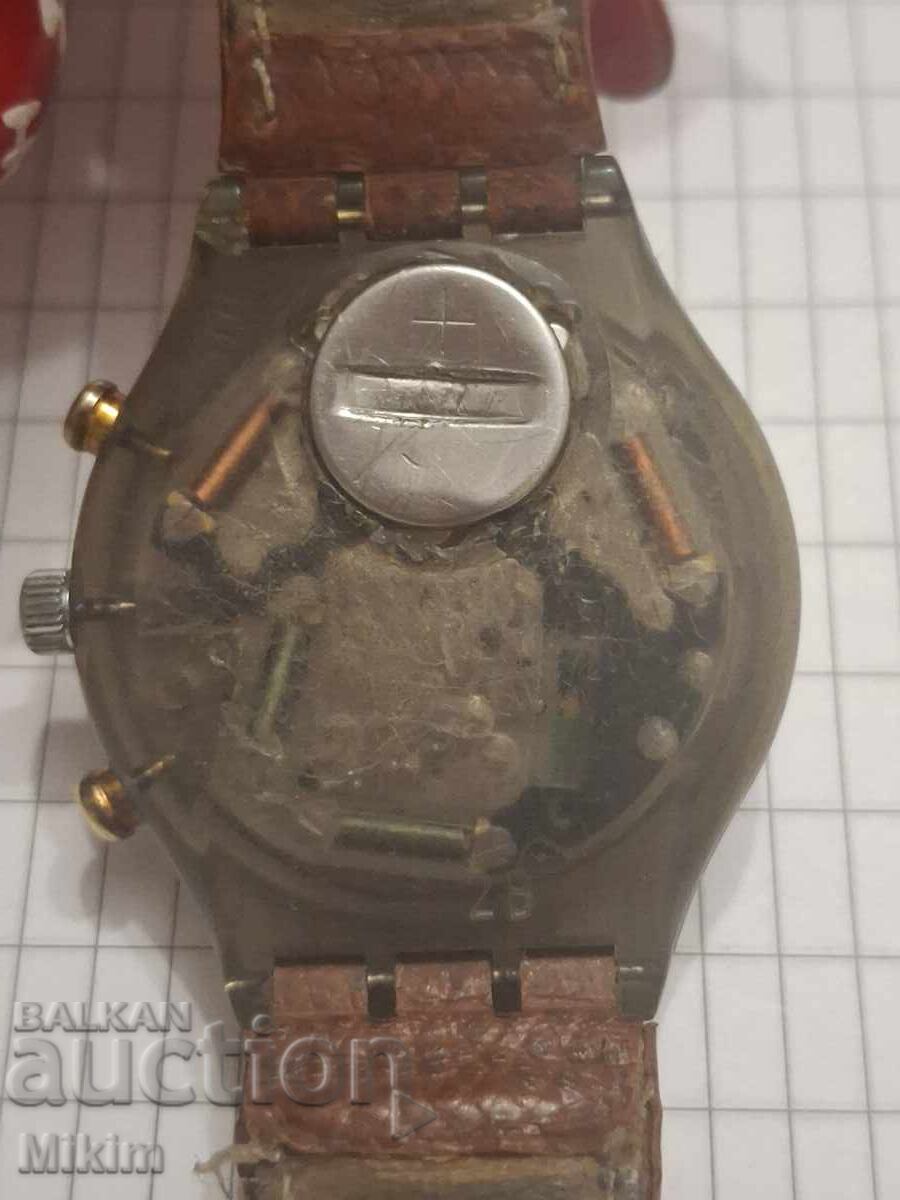 Часовник Swatch Swiss хронограф с цена € 1.50 | 2.93 лв.