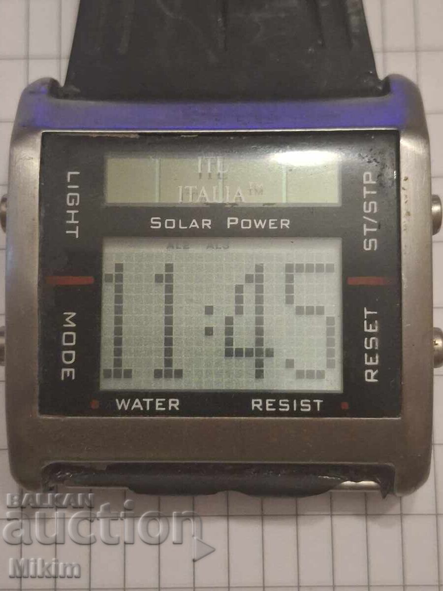 Мъжки соларен часовник Italia с цена € 0.01 | 0.02 лв. Мъжки соларен часовник Italia с цена € 0.01 | 0.02 лв.