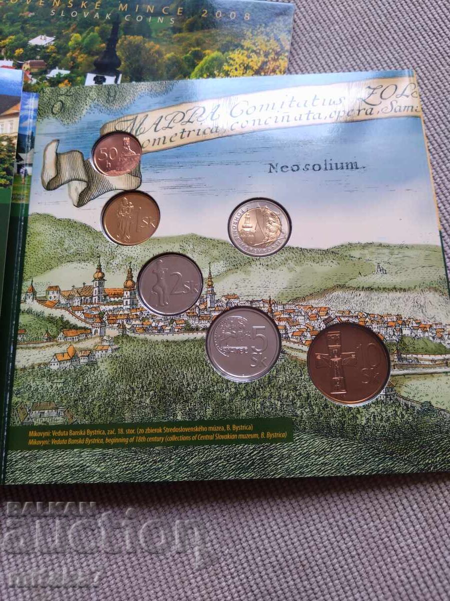 Сет монети 2008 година, Словакия с цена € 28.00 | 54.76 лв. Сет монети 2008 година, Словакия с цена € 28.00 | 54.76 лв.
