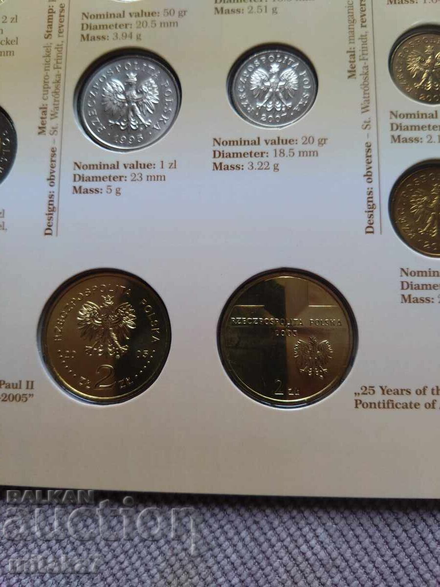 Сет монети Полша - 5 Сет монети Полша - 5