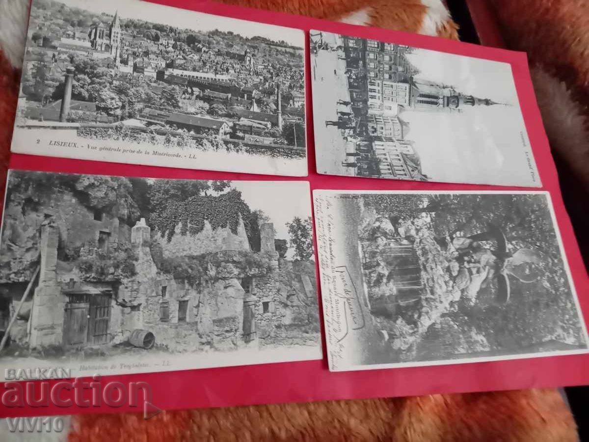 4 antique postcards France 4 antique postcards France