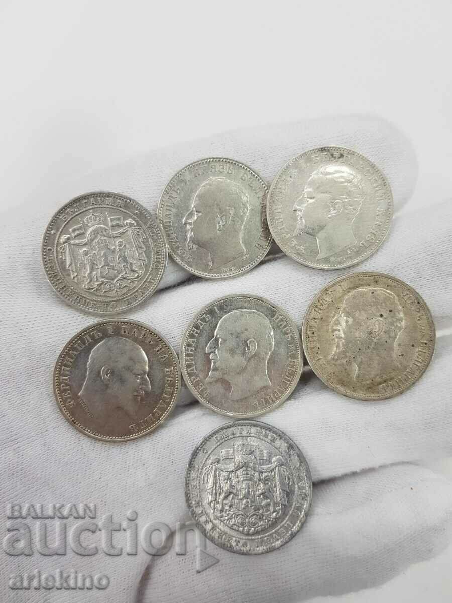 7 buc. monede regale și princiare 1882 - 1923 - 5 7 buc. monede regale și princiare 1882 - 1923 - 5