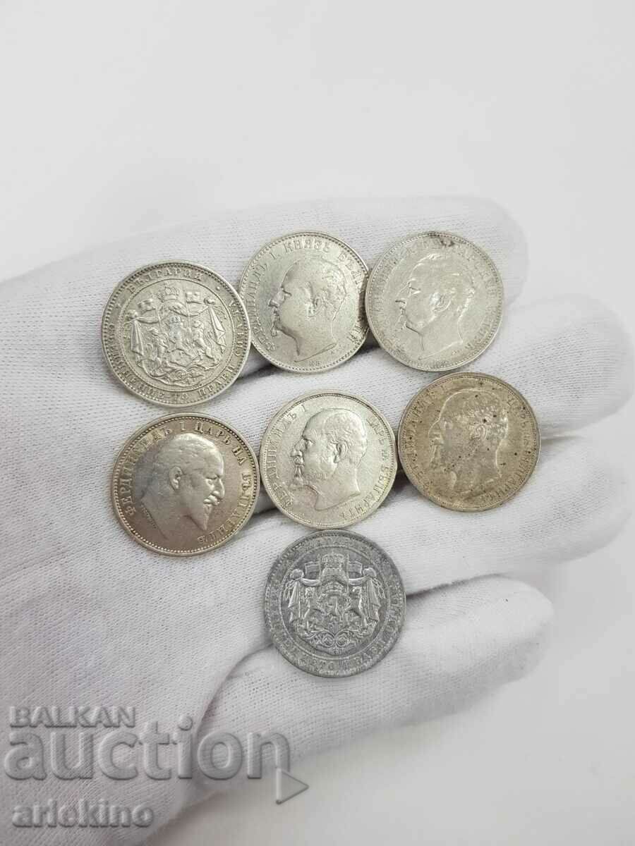 7 buc. monede regale și princiare 1882 - 1923 - 6 7 buc. monede regale și princiare 1882 - 1923 - 6