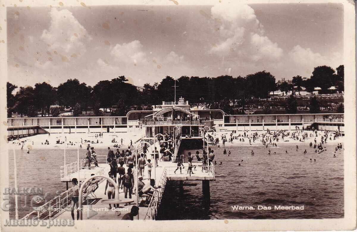 193?-VARNA-RARE POSTCARD-BEACH AND SEA BATHS-39 193?-VARNA-RARE POSTCARD-BEACH AND SEA BATHS-39