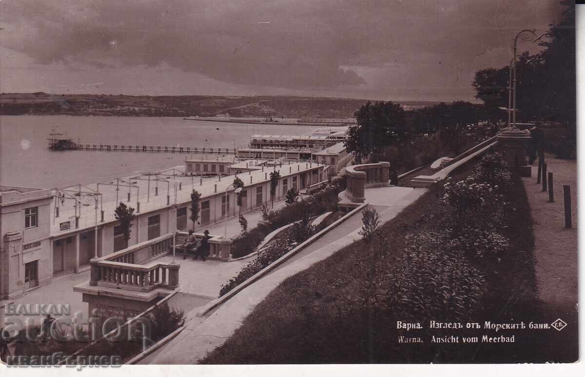 193?-VARNA-RARE POSTCARD-BEACH AND SEA BATHS-40