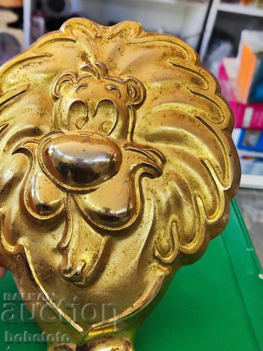 Δημοπρασία Μπρούτζινη πλαστική γλυπτική λιονταριού