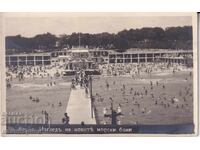 193?-VARNA-RĂRĂ CARTOLINĂ-PLAJĂ ȘI BĂILE MARINE-47