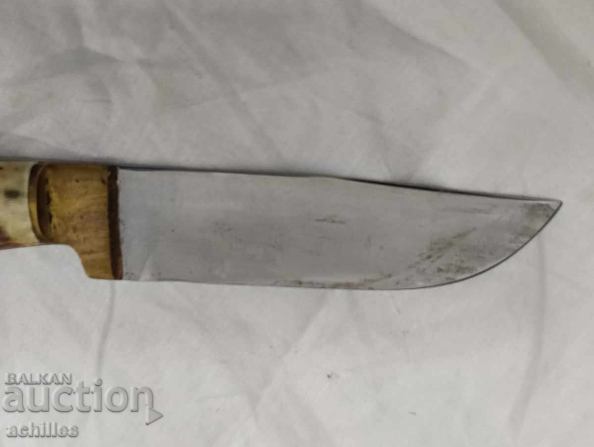Δημοπρασία Ενδιαφέρον μαχαίρι με λαβή από κέρατο ελαφιού