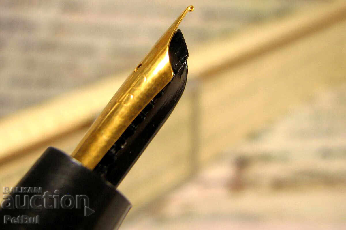 Παράδοση Παλιά Πένα Κίνα 60s Επιχρυσωμένο Φτερό Σήμανση Άδειο Παράδοση Παλιά Πένα Κίνα 60s Επιχρυσωμένο Φτερό Σήμανση Άδειο