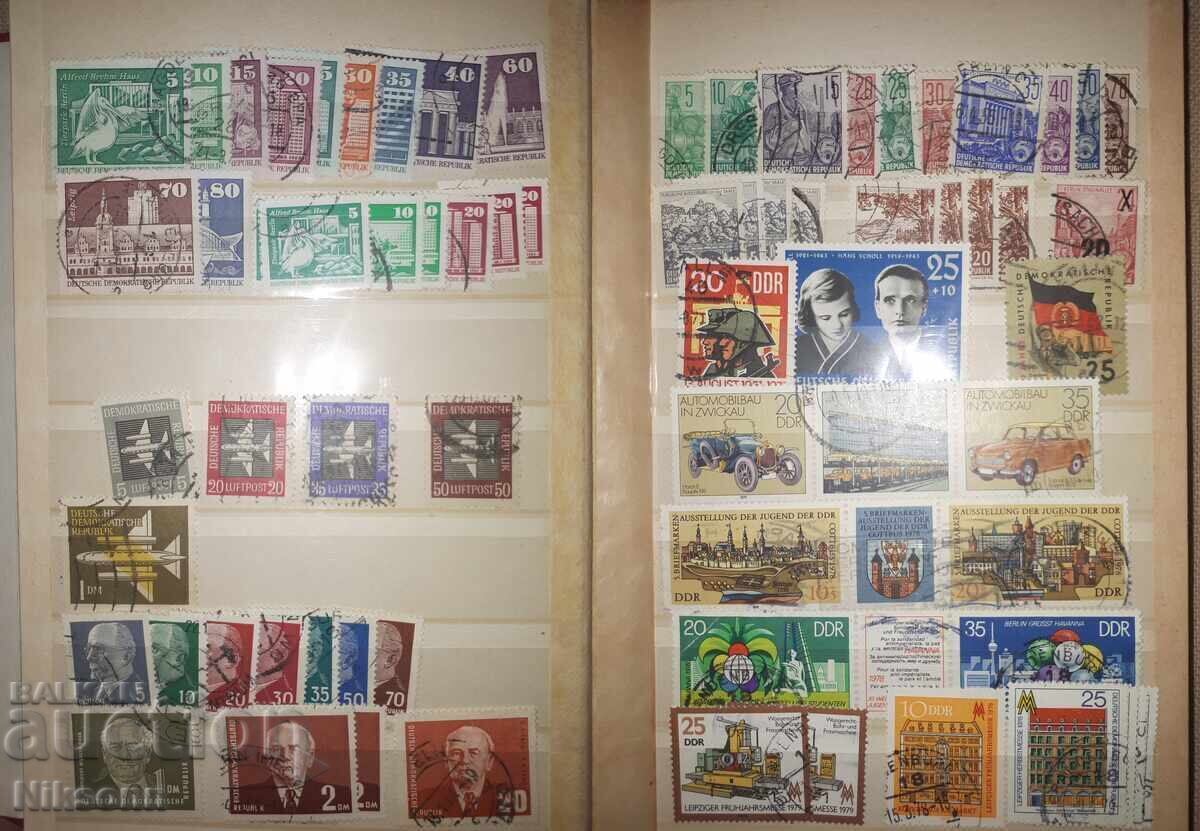 Album cu timbre poștale RDG / DDR Album cu timbre poștale RDG / DDR