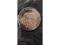 Silver Jubilee Coin-Token from Belgium. LIMITED Series