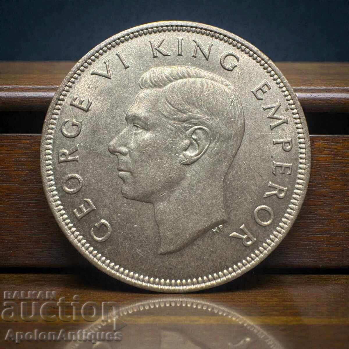 Нова Зеландия – 1/2 корона 1940 г. Сребро с цена € 60.00 | 117.35 лв.