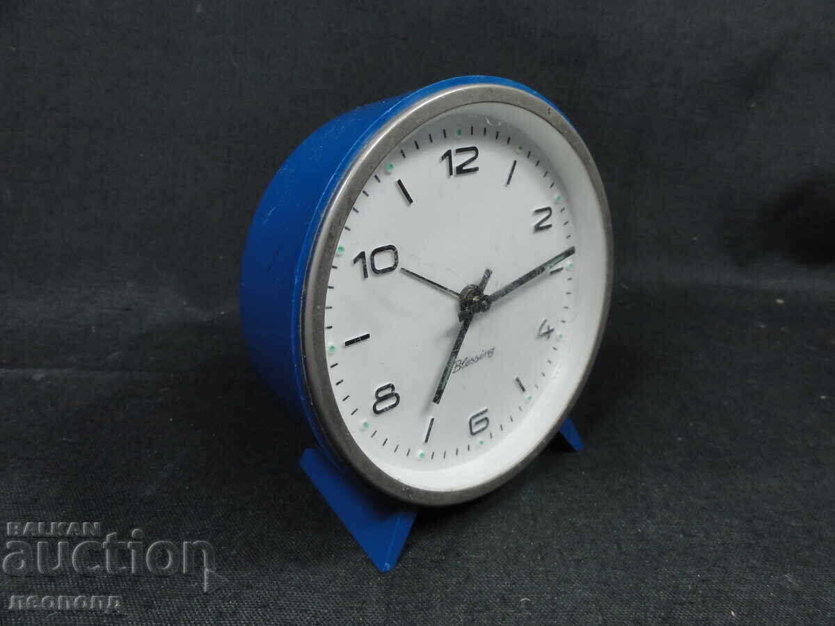 Licitație CEAS DE MÂNĂ MECANIC RETRO BZTS STAR CU ALARMĂ BLESSING