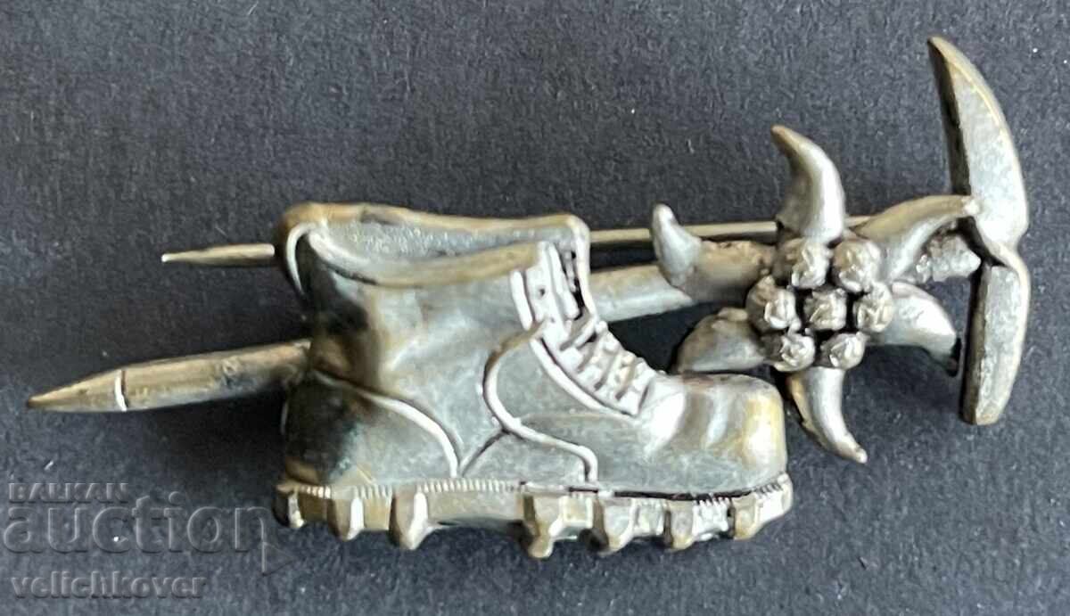 42515 България туристически знак пикел и туристическа обувка