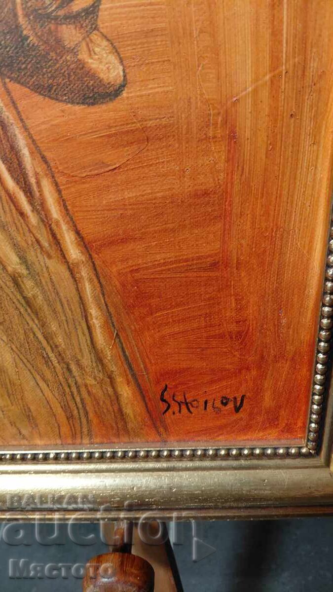 Licitație Stoymen Stoilov 100cm/70cm tablou mare în ulei