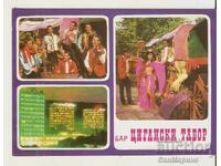 Картичка  България  Варна  Златни пясъци Бар "Циг.табор" 9*