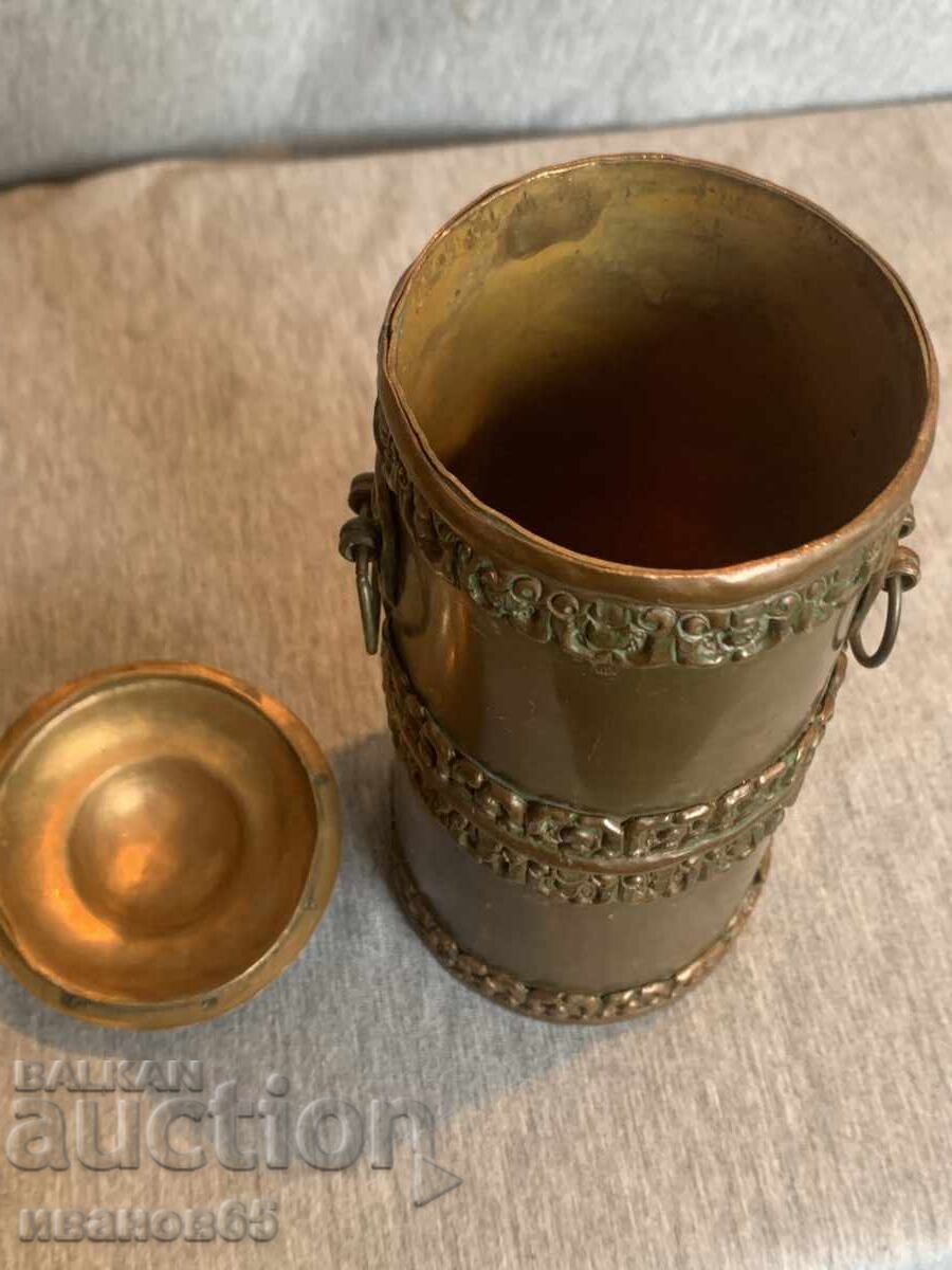 стар месингов съд кутия - 6 стар месингов съд кутия - 6