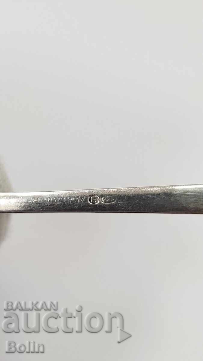 Сребърна, лъжичка с Емайл - Англия - 925 проба - 6 Сребърна, лъжичка с Емайл - Англия - 925 проба - 6