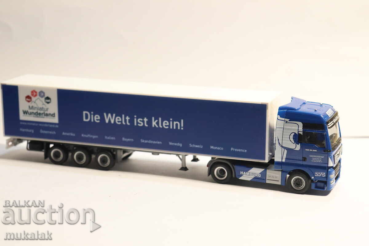 HERPA H0 1/87 MAN KAMION ΜΟΝΤΕΛΟ ΤΙΡ ΚΟΛΙΤΣΑ - 6
