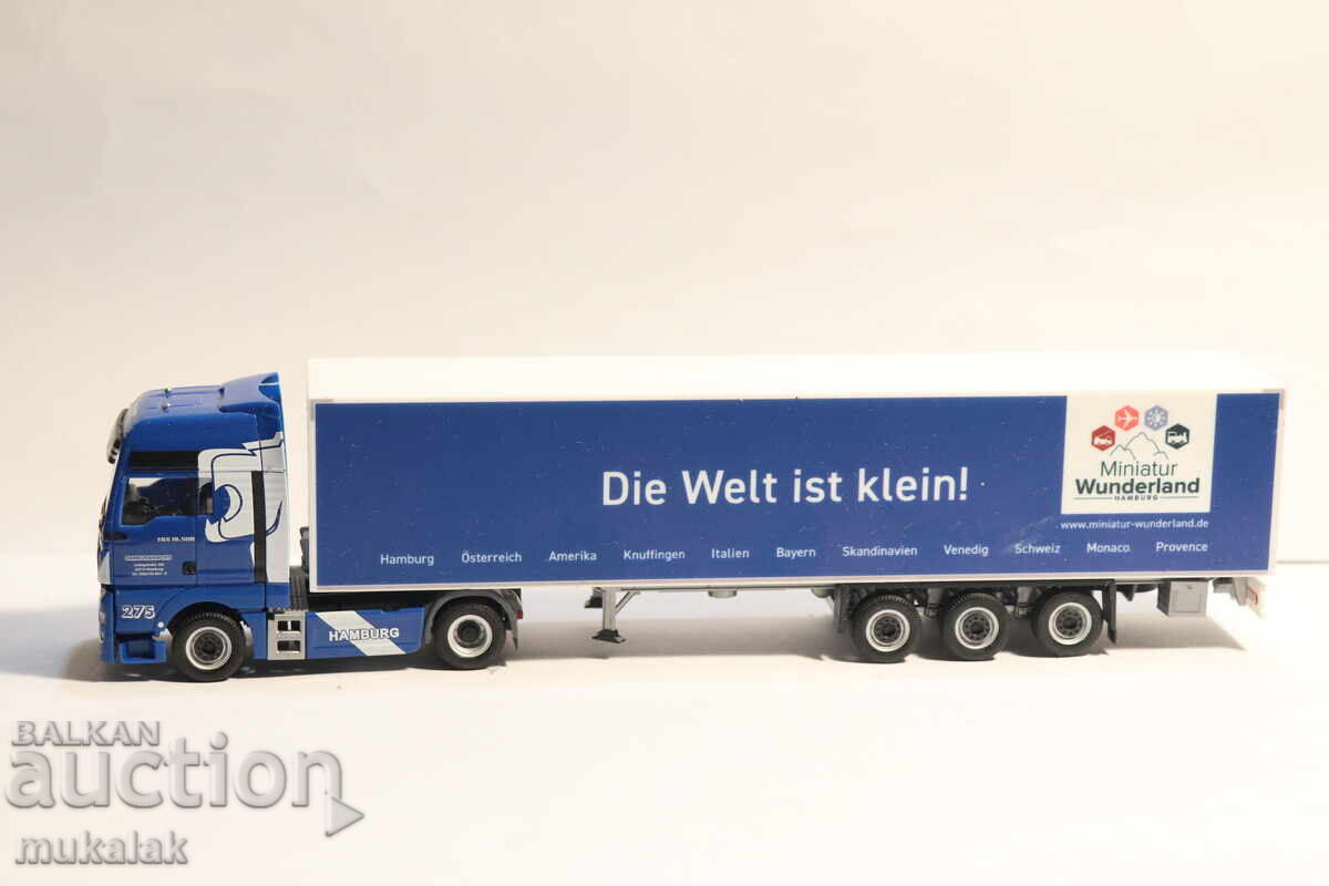 HERPA H0 1/87 MAN KAMION ΜΟΝΤΕΛΟ ΤΙΡ ΚΟΛΙΤΣΑ
