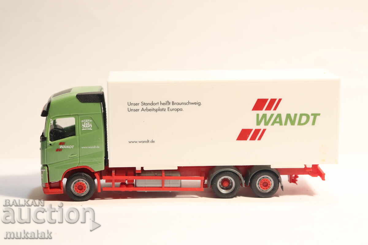 HERPA   H0 1/87  VOLVO   КАМИОН    МОДЕЛ ТИР КОЛИЧКА